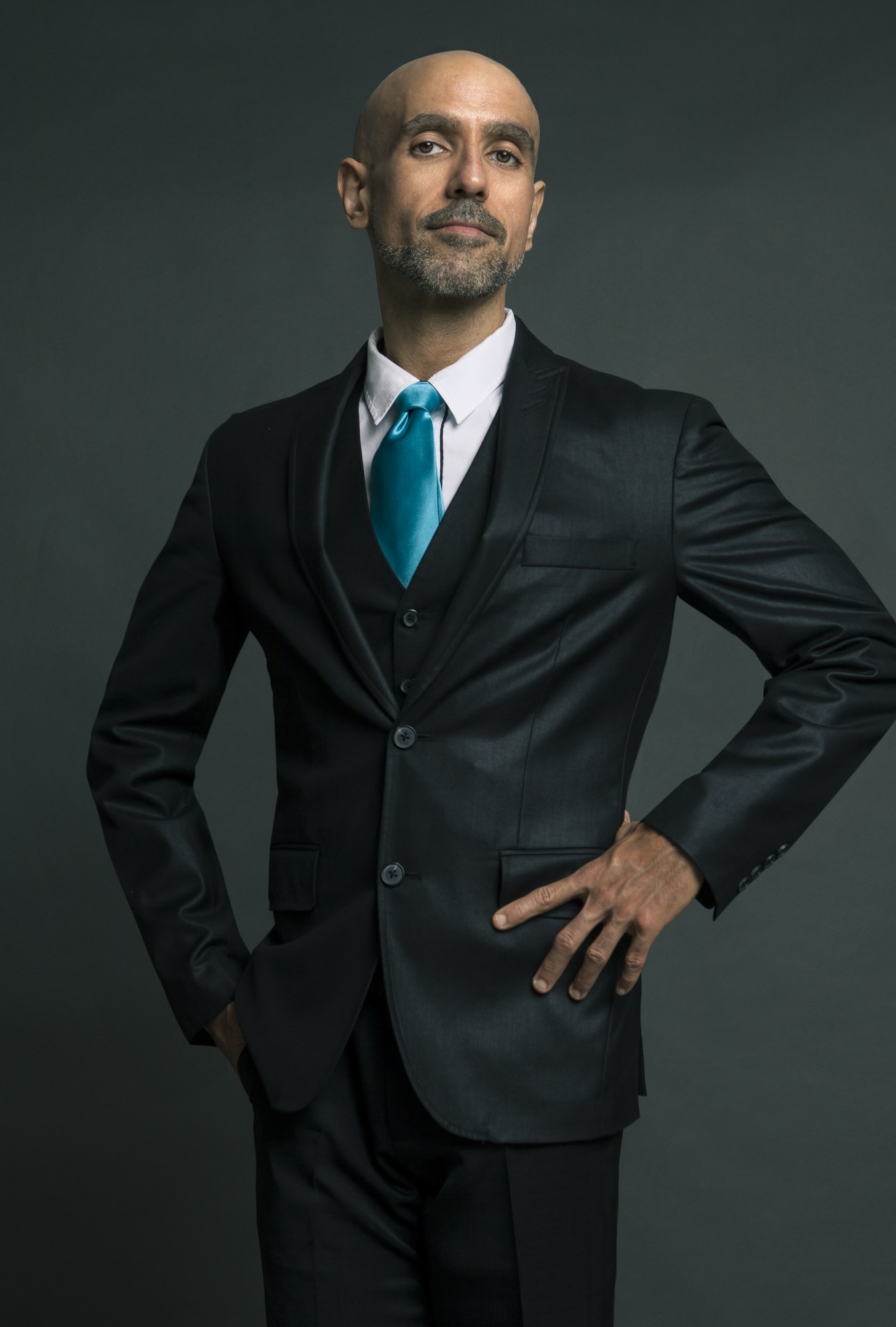 Gabriel Pablo Axarlian tailored modeling portrait